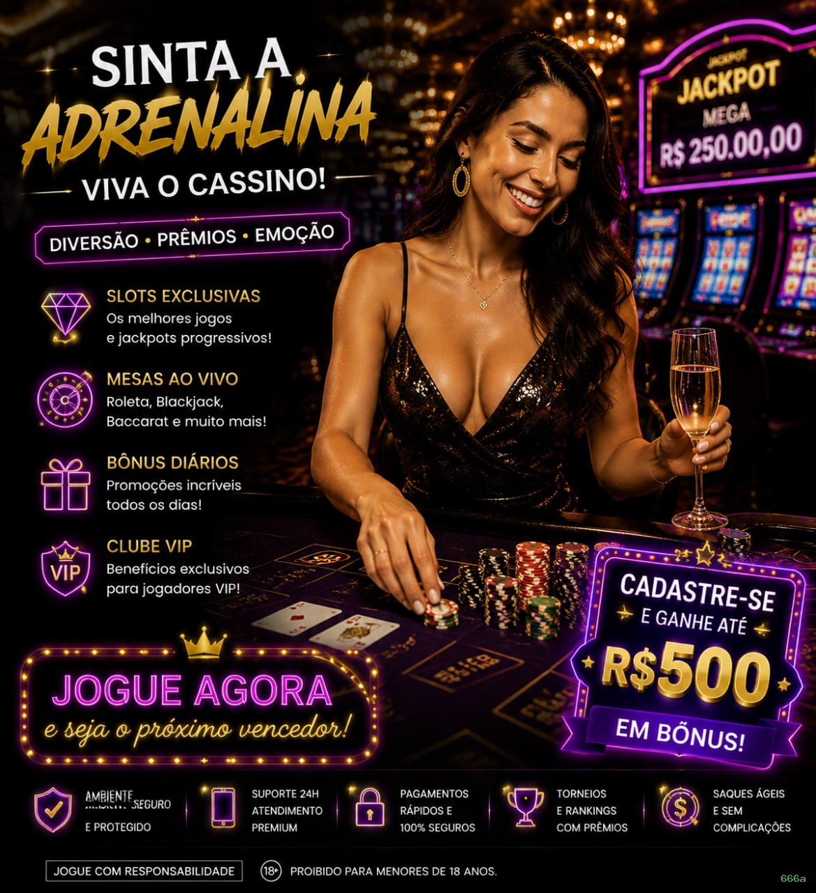 Plataforma 666a - cassino e apostas